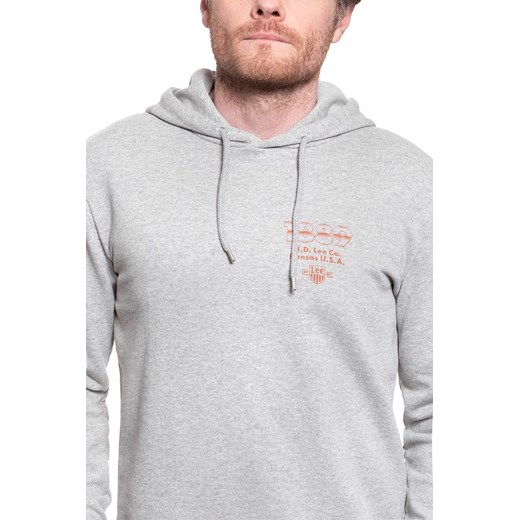 LEE SEASONAL LOGO HOODIE GREY MELE L80ZSP37 112121626 Lee XL YouNeedit.pl