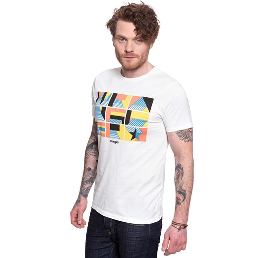 WRANGLER T SHIRT SS UNITY TEE OFF WHITE W7E9D3737 112131791 ze sklepu YouNeedit.pl w kategorii T-shirty męskie - zdjęcie 180292600