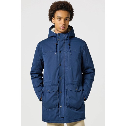 WRANGLER MĘSKA KURTKA ZIMOWA HEAVY PUFFER JACKET NAVY 112357276 W44K017358 ze sklepu YouNeedit.pl w kategorii Kurtki męskie - zdjęcie 180292711