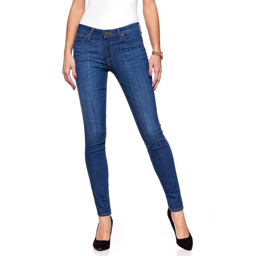 SPODNIE DAMSKIE LEE SCARLETT BRIGHTBLUE WORN L526PFRU 112111791 ze sklepu YouNeedit.pl w kategorii Jeansy damskie - zdjęcie 180292773