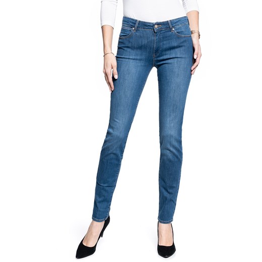 SPODNIE DAMSKIE WRANGLER SLIM DARK FEATHER W28LJI14S 112128395 ze sklepu YouNeedit.pl w kategorii Jeansy damskie - zdjęcie 180292844