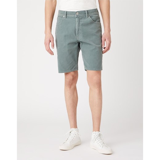 SPODENKI MĘSKIE WRANGLER CORDUROY SHORTS WREATH GREEN W14TZNG29 112126658 Wrangler W32 YouNeedit.pl