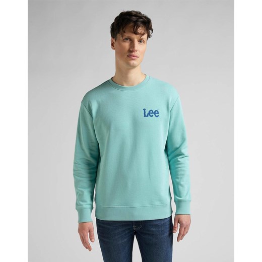 LEE WOBBLY LEE SWS MĘSKA BLUZA KLASYCZNA MINT BLUE L81MSPUD 112145601 ze sklepu YouNeedit.pl w kategorii Bluzy męskie - zdjęcie 180292982