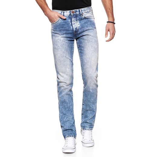 SPODNIE MĘSKIE WRANGLER SPENCER GLASTON BLUE W16AGW13S 112127214 ze sklepu YouNeedit.pl w kategorii Jeansy męskie - zdjęcie 180293133