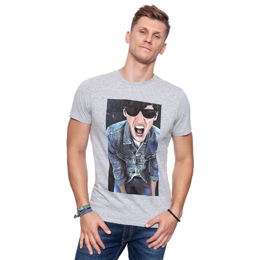 LEE T SHIRT PHOTO TEE GREY MELE L65UAI37 ze sklepu YouNeedit.pl w kategorii T-shirty męskie - zdjęcie 180293184