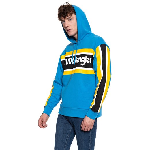 BLUZA WRANGLER B&Y HOODIE MEDITERRANEAN BLUE W6610HABR 112130642 Wrangler XS YouNeedit.pl