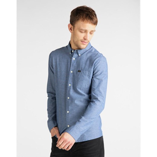 MĘSKA KOSZULA MATERIAŁOWA LEE SLIM BUTTON DOWN L66XDDLR 112116699 ze sklepu YouNeedit.pl w kategorii Koszule męskie - zdjęcie 180293241