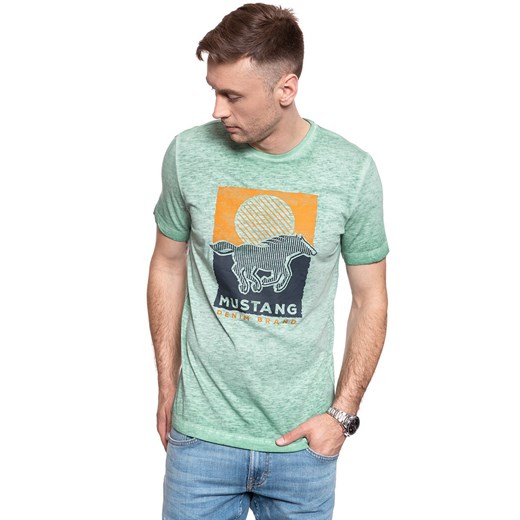 MUSTANG T SHIRT Alex C Print 1009524 6398 ze sklepu YouNeedit.pl w kategorii T-shirty męskie - zdjęcie 180293254