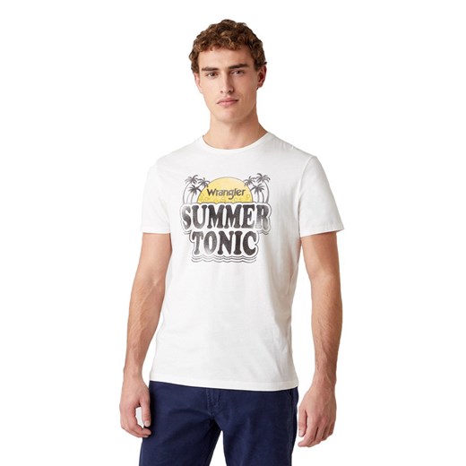 MĘSKI T-SHIRT WRANGLER SS SUMMER TEE OFF WHITE W7ATD3737 112131362 ze sklepu YouNeedit.pl w kategorii T-shirty męskie - zdjęcie 180293552