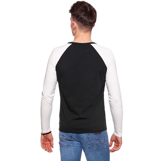 LONGSLEEVE WRANGLER RAGLAN GRAPHIC TEE JET SET W7B80FKOJ 112131551 Wrangler L YouNeedit.pl