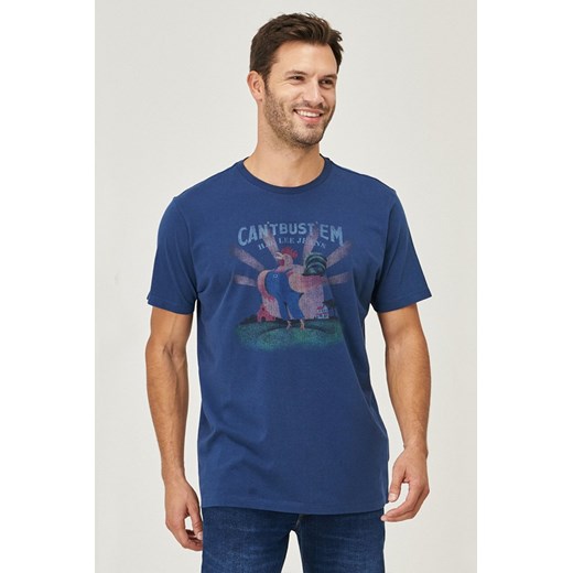 LEE SS ROOSTER TEE MĘSKI T-SHIRT KOSZULKA INSIGINIA BLUE L62IFESS 112140406 ze sklepu YouNeedit.pl w kategorii T-shirty męskie - zdjęcie 180293824