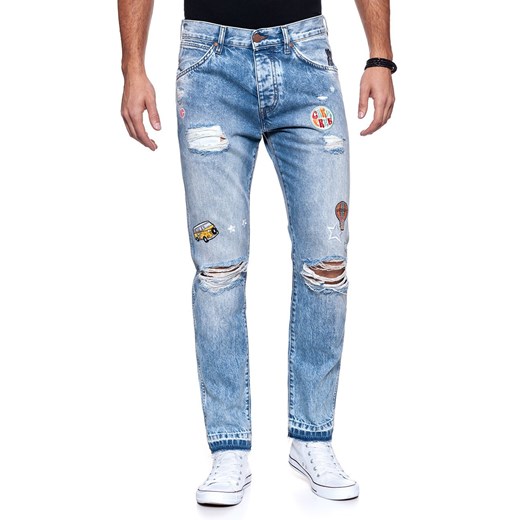 SPODNIE MĘSKIE WRANGLER BOYTON BLUE TOMORROW W16EGW13N 112127280 ze sklepu YouNeedit.pl w kategorii Jeansy męskie - zdjęcie 180293894