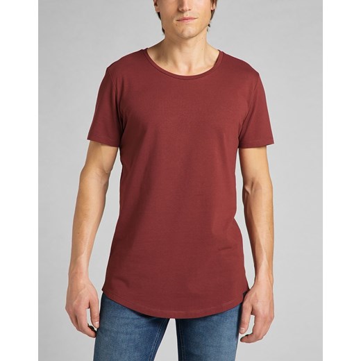 LEE SHAPED TEE MĘSKI T-SHIRT KOSZULKA FIRED BRICK L62JEPTM 112140416 ze sklepu YouNeedit.pl w kategorii T-shirty męskie - zdjęcie 180294153