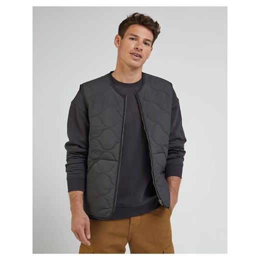 LEE MĘSKA KAMIZELKA VEST WASHED BLACK 112341650 LM15017013 ze sklepu YouNeedit.pl w kategorii Kamizelki męskie - zdjęcie 180294374