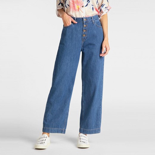 LEE BUTTON WIDE LEG DAMSKIE SPODNIE JEANSOWE L30GRCND 112106450 ze sklepu YouNeedit.pl w kategorii Jeansy damskie - zdjęcie 180294460