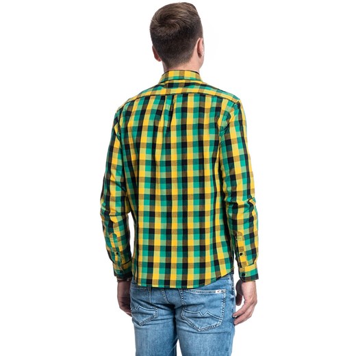 KOSZULA MĘSKA WRANGLER LS 1PKT SHIRT LEMON CHROME W5M24MY07 112130216 Wrangler M YouNeedit.pl