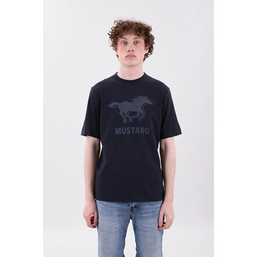 Męski T-shirt MUSTANG Alex C Print Outer Space 1012648 5330 Mustang S YouNeedit.pl