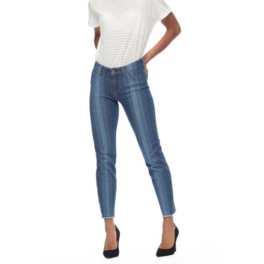SPODNIE DAMSKIE LEE ELLY CROPPED RAW HEM LASER STRIPE L31QQYYV 112107233 ze sklepu YouNeedit.pl w kategorii Jeansy damskie - zdjęcie 180294823