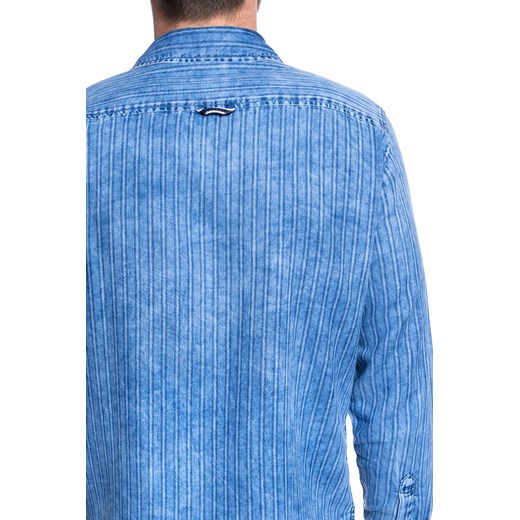 MĘSKA KOSZULA MATERIAŁOWA MUSTANG CLEMENS KC D-STRIPE 1008984 11556 Mustang M YouNeedit.pl