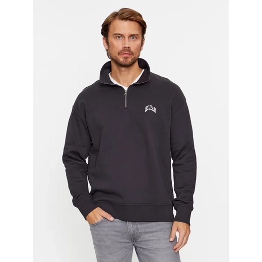 LEE MĘSKA BLUZA HALF ZIP SWS WASHED BLACK 112341671 LL99017013 ze sklepu YouNeedit.pl w kategorii Bluzy męskie - zdjęcie 180295294