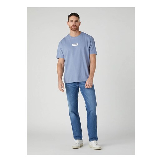 WRANGLER SMALL BOX TEE MĘSKI T-SHIRT KOSZULKA NADURK LOGO STONE WASH W7C4EEX4Q Wrangler S YouNeedit.pl