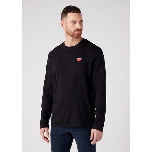 WRANGLER SIGN OFF TEE MĘSKA KOSZULKA Z DŁUGIM RĘKAWEM LONGSLEEVE BLACK 112341137 W70K011936 ze sklepu YouNeedit.pl w kategorii T-shirty męskie - zdjęcie 180295942