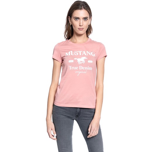 DAMSKI T-SHIRT MUSTANG ALINA C PRINT 1010733 8433 ze sklepu YouNeedit.pl w kategorii Bluzki damskie - zdjęcie 180296132