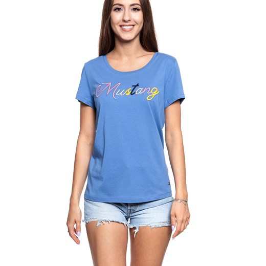 MUSTANG T SHIRT DAMSKI Alina C Print 1009824 5158 ze sklepu YouNeedit.pl w kategorii Bluzki damskie - zdjęcie 180296154