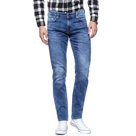 SPODNIE MĘSKIE MUSTANG Oregon Tapered K DENIM BLUE 1006064 5000 313 ze sklepu YouNeedit.pl w kategorii Jeansy męskie - zdjęcie 180296763