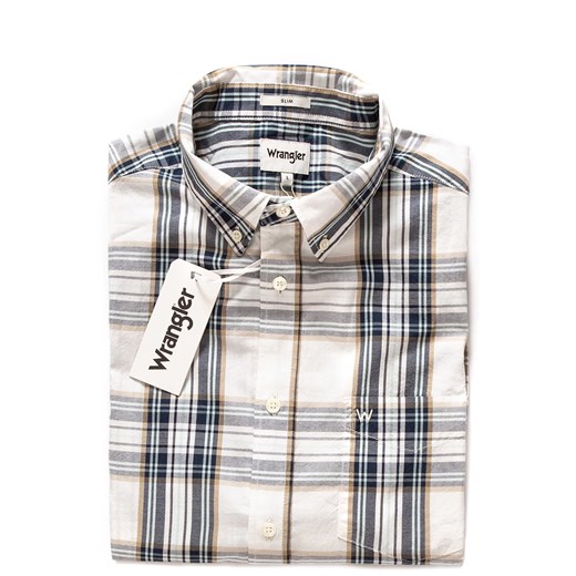 WRANGLER LS 1PKT BUTTON DOWN KOSZULA MĘSKA WHITE W5883TP12 112129655 ze sklepu YouNeedit.pl w kategorii Koszule męskie - zdjęcie 180296801