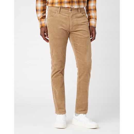 WRANGLER LARSTON MĘSKIE SPODNIE SZTRUKSOWE SZTRUKSY SZTRUKS LEAD GREY W18SA2M24 ze sklepu YouNeedit.pl w kategorii Spodnie męskie - zdjęcie 180297223