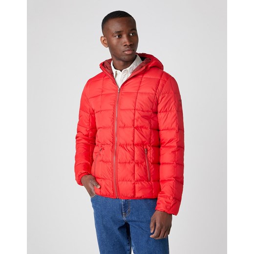 MĘSKA KURTKA PRZEJŚCIOWA WRANGLER THE PUFFER MARS RED W4C6WRX3A 112129100 ze sklepu YouNeedit.pl w kategorii Kurtki męskie - zdjęcie 180297264