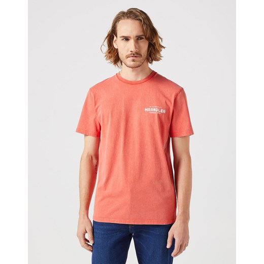 WRANGLER GRAPHIC TEE MĘSKA KOSZULKA T-SHIRT LOGO BURNT SIENNA 112351267 W751013632 ze sklepu YouNeedit.pl w kategorii T-shirty męskie - zdjęcie 180297383