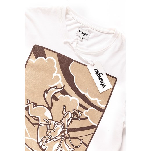 KOSZULKA WRANGLER WESTERN GRAPHIC TEE VINTAGE WHITE W7B94FK1Y 112131567 Wrangler S YouNeedit.pl