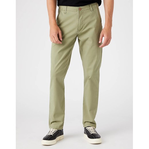 WRANGLER CASEY CHINO OIL GREEN W1C0CGG19 112145878 ze sklepu YouNeedit.pl w kategorii Spodnie męskie - zdjęcie 180297852