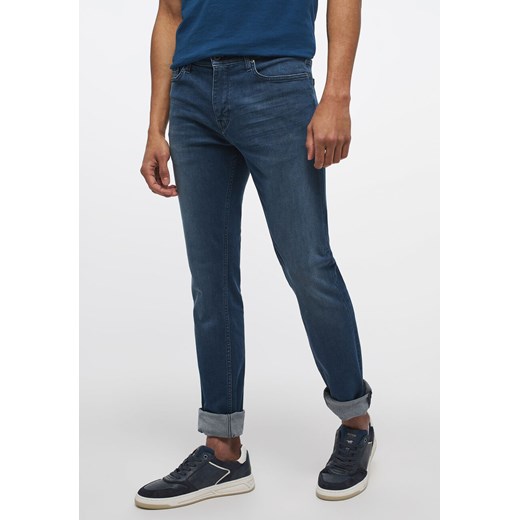 MUSTANG Style Frisco Skinny MĘSKE SPODNIE JEANSOWE JEANSY DENIM BLUE 1013697 5000 883 ze sklepu YouNeedit.pl w kategorii Jeansy męskie - zdjęcie 180297870