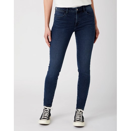 DAMSKIE SPODNIE JEANSOWE WRANGLER SKINNY BLUE INK W28K4535F 112141281 ze sklepu YouNeedit.pl w kategorii Jeansy damskie - zdjęcie 180297884