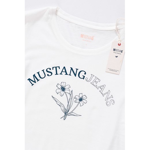 MUSTANG T SHIRT DAMSKI Alina C Print Cloud Dancer 1008934 2020 Mustang S YouNeedit.pl