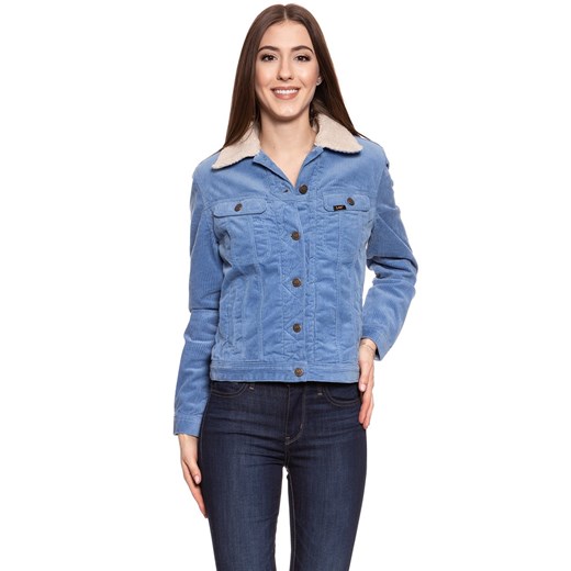 DAMSKA KURTKA SZTRUKSOWA LEE CORDUROY SHERPA RIDER JACKET FROST BLUE L54VDC98 112112972 ze sklepu YouNeedit.pl w kategorii Kurtki damskie - zdjęcie 180297974