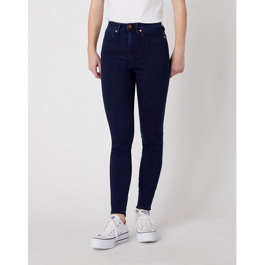 SPODNIE DAMSKIE WRANGLER WRIGGLER INK BLUE W2H0JC22H 112128603 ze sklepu YouNeedit.pl w kategorii Jeansy damskie - zdjęcie 180298054