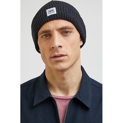 LEE WORKWEAR BEANIE MĘSKA CZAPKA NA ZIMĘ CIEPŁA BLACK 112342461 LP75011656 ze sklepu YouNeedit.pl w kategorii Czapki zimowe męskie - zdjęcie 180298153