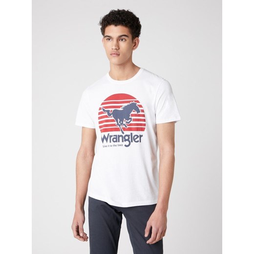 WRANGLER SS HORSE TEE MĘSKI T-SHIRT WHITE W7G1D3989 112131823 ze sklepu YouNeedit.pl w kategorii T-shirty męskie - zdjęcie 180298270
