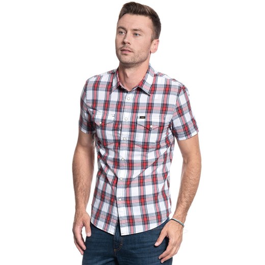 LEE LEE WESTERN SS SHIRT BRIGHT RED L641IDEF 112115324 ze sklepu YouNeedit.pl w kategorii Koszule męskie - zdjęcie 180298364