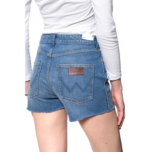 DAMSKIE SHORTY JEANSOWE WRANGLER BOYFRIEND SHORT WORN BLUE W22KKN079 112127818 Wrangler L YouNeedit.pl