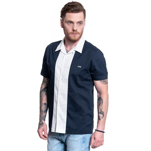 MĘSKA KOSZULA LEE SS BOWLING SHIRT REGULAR FIT SKY CAPTAIN L68BTGHY 112117040 ze sklepu YouNeedit.pl w kategorii Koszule męskie - zdjęcie 180298500