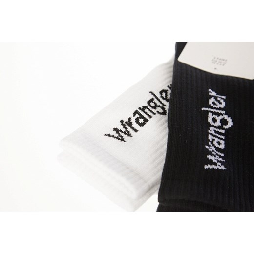 WRANGLER 2 PACK DWUPAK MĘSKIE SKARPETY LOGO SOCKS W0P414100 112325100 Wrangler 39 - 42 M YouNeedit.pl