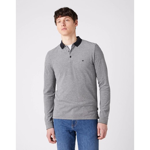 WRANGLER LS REFINED POLO MĘSKA KOSZULKA BLACK W7F9KH100 112131817 ze sklepu YouNeedit.pl w kategorii T-shirty męskie - zdjęcie 180298743