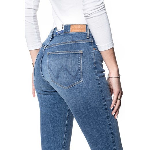 SPODNIE DAMSKIE WRANGLER SKINNY HIGH RISE WONDER BLUE W27HJR211 112128093 Wrangler W28 L32 YouNeedit.pl
