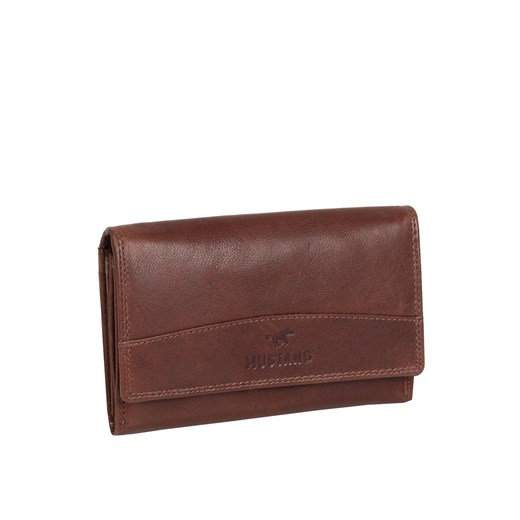 MUSTANG UDINE WALLET UNIWERSALNY SKÓRZANY PORTFEL PREMIUM POJEMNY NA KARTY SKÓRA BROWN 06.102301 ze sklepu YouNeedit.pl w kategorii Portfele damskie - zdjęcie 180298831
