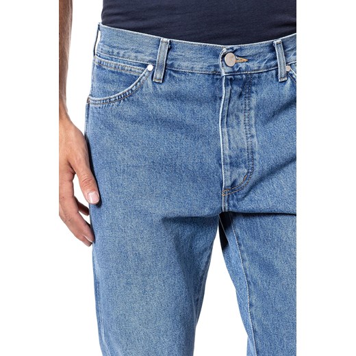 SPODNIE MĘSKIE WRANGLER SLIDER STONE BLUE W18RER255 112127367 Wrangler W31 L34 YouNeedit.pl